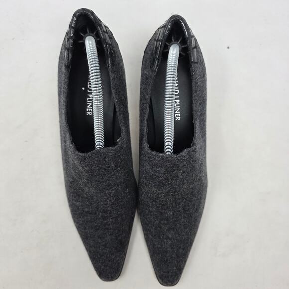 Donald J. Pliner Charcoal Ankle Booties - Picture 4 of 9